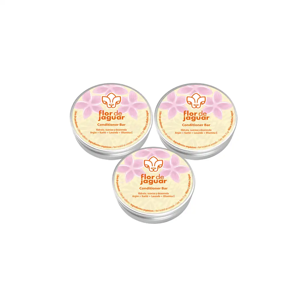 Conditioner Bar Lavanda c/lata Mini Trío Pack, 25 gr c/u