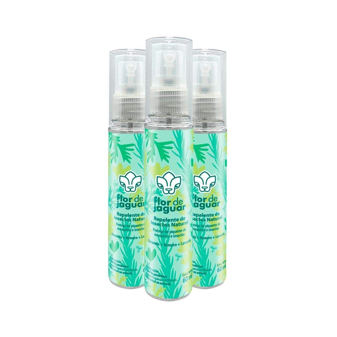 Repelente de Insectos, 60 ml 3 pzas