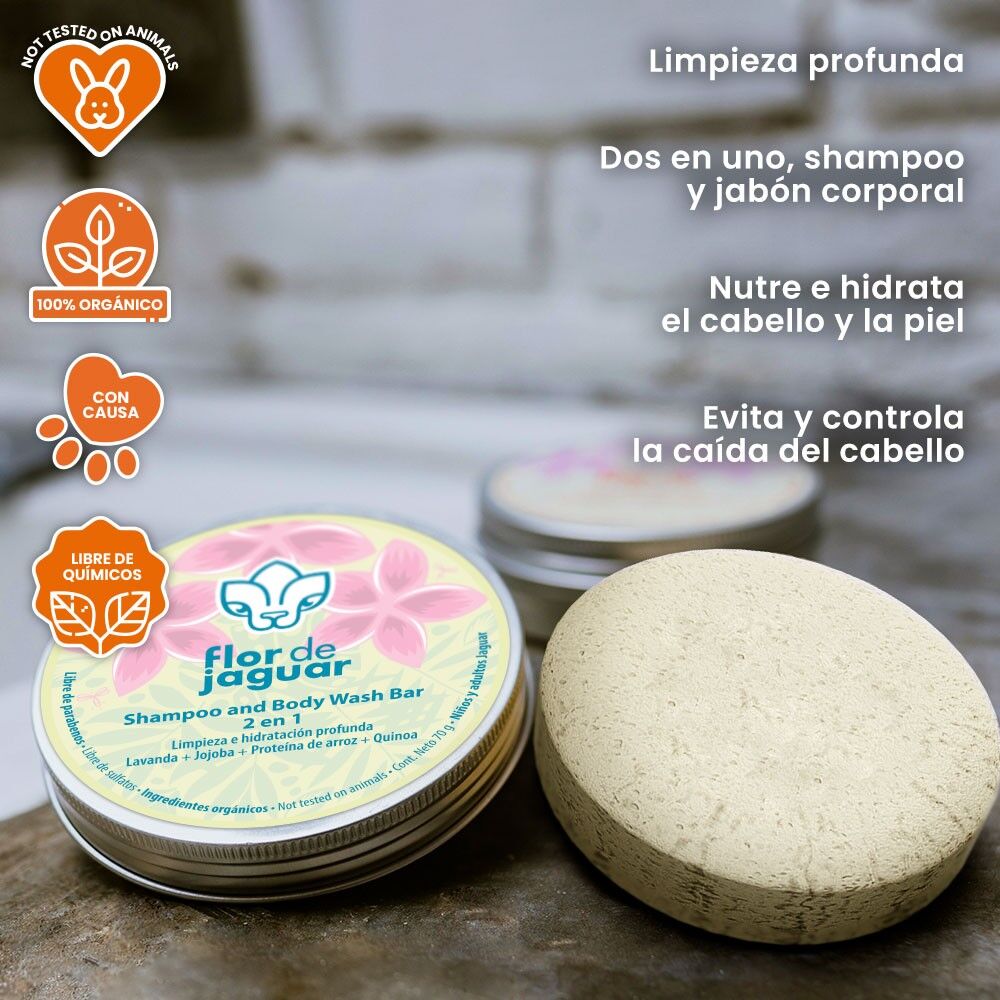 Shampoo and Body Wash c/lata, 70 gr - Imagen 8