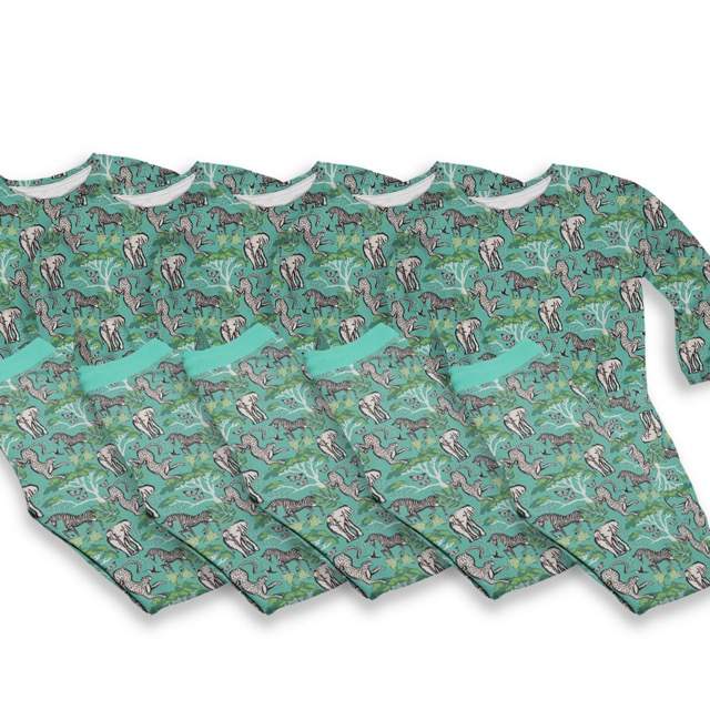 Pijama Infantil Aqua + Cuento de Dormir (5 piezas) - Imagen 2