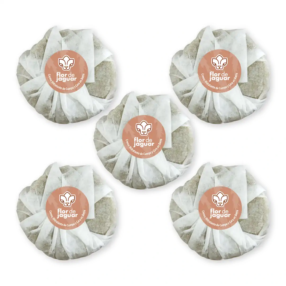 Crema Sólida Humectante Granel, 70 gr (5 piezas granel)