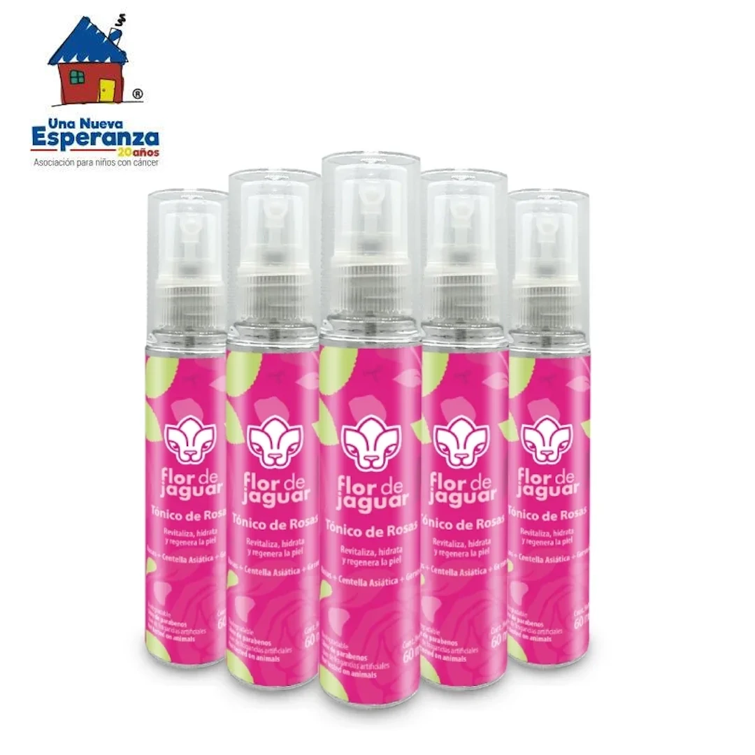 Regala Pack de Tónico Facial Hidratante (5 pzas). Abrazos de Esperanza