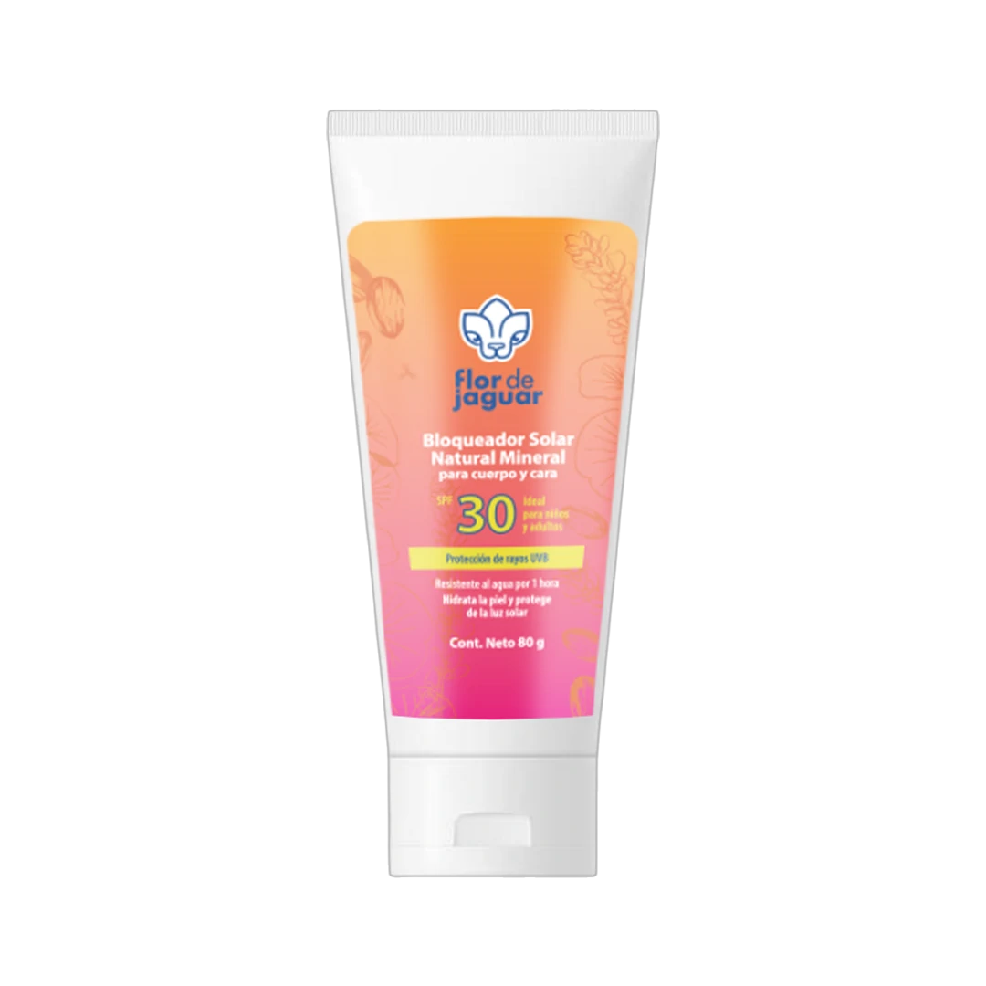 Bloqueador solar natural mineral