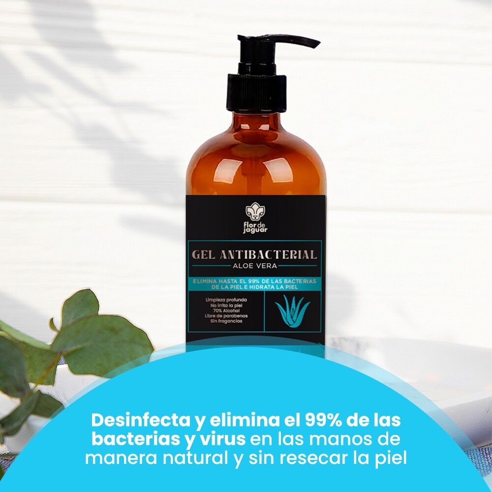 Gel Actibacterial con Aloe Vera, 500 ml (5 piezas) - Imagen 4