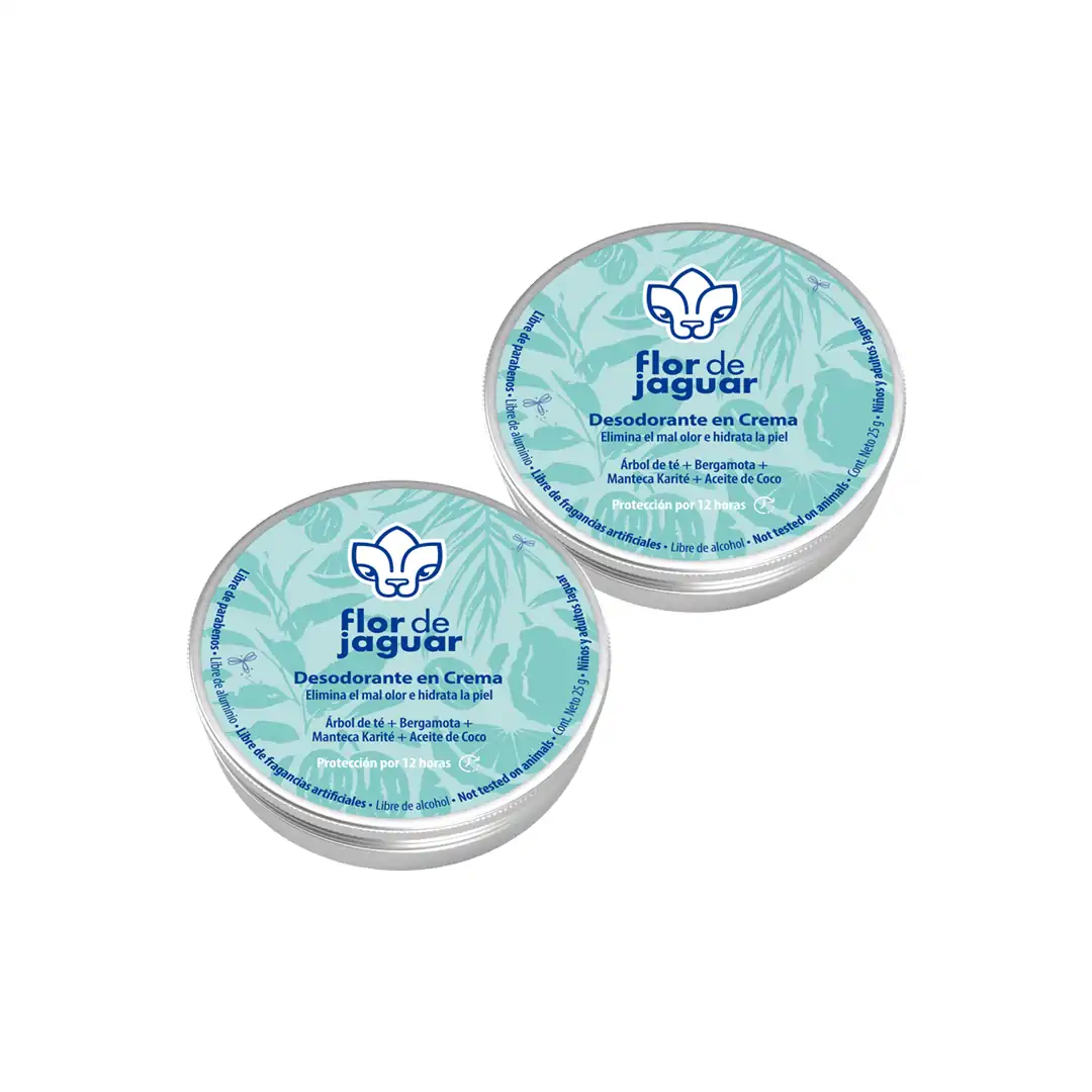 Desodorante en crema Mini Duo Pack, 25 gr c/u