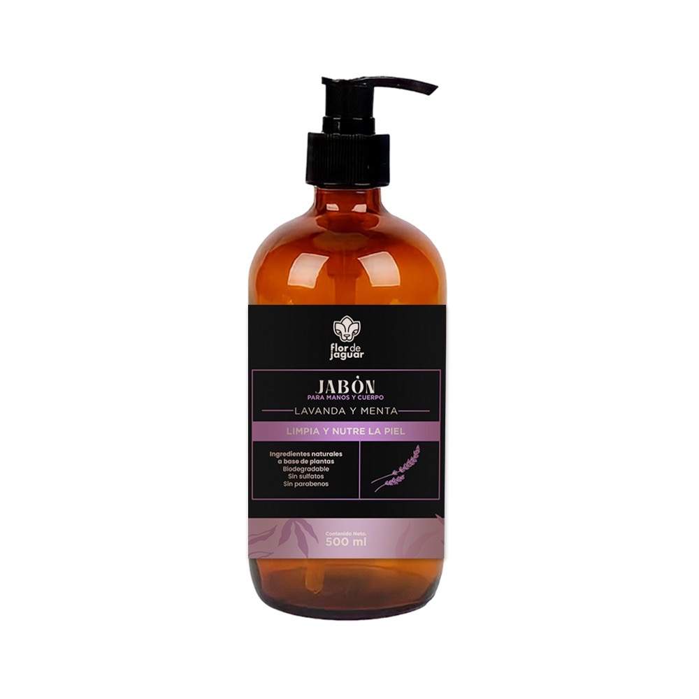 Jabón líquido p/ cara y cuerpo, 500 ml