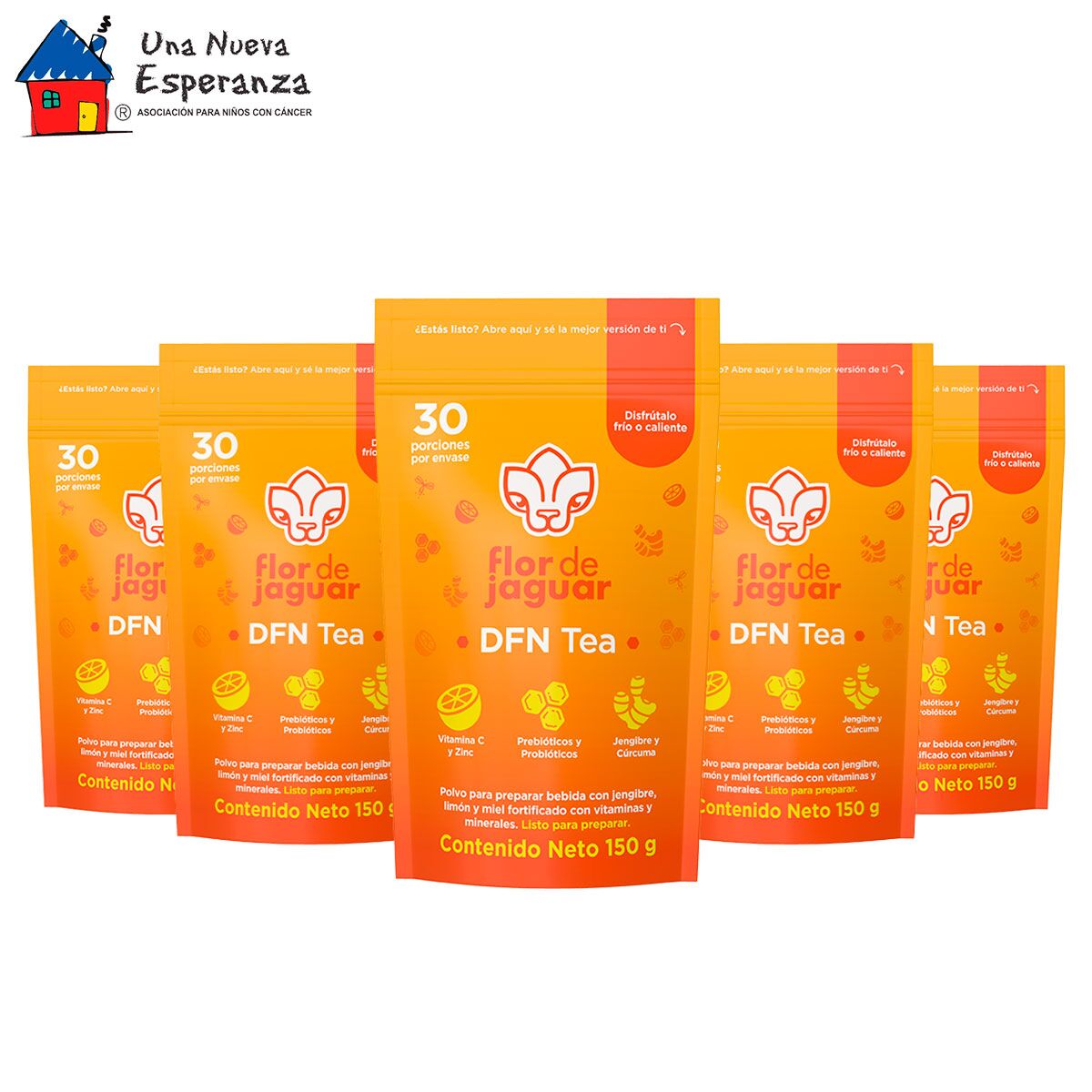 Regala Pack de DFN Tea (5 pzas) Abrazos de Esperanza