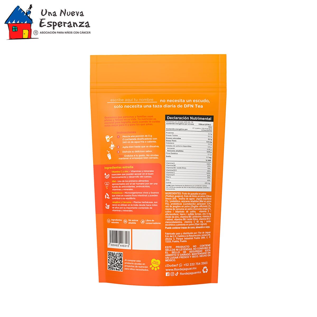 Regala Pack de DFN Tea (5 pzas) Abrazos de Esperanza - Imagen 2