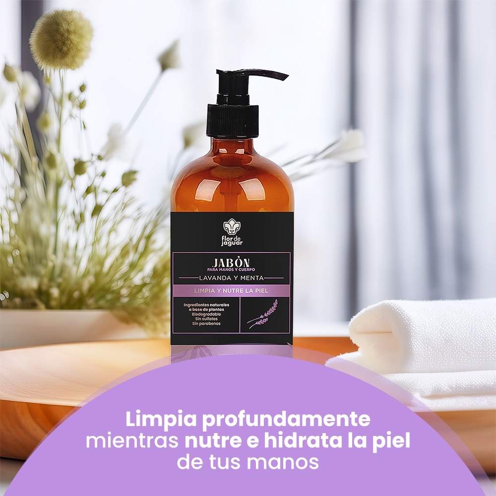 Jabón líquido p/ cara y cuerpo, 500 ml 3 pzas - Imagen 5