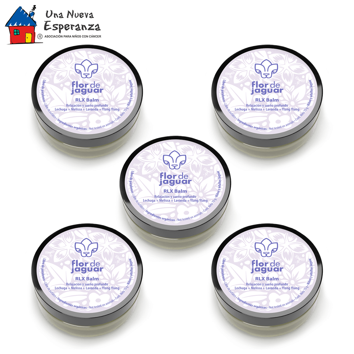 Regala Pack de RLX Balm (5 pzas). Abrazos de Esperanza