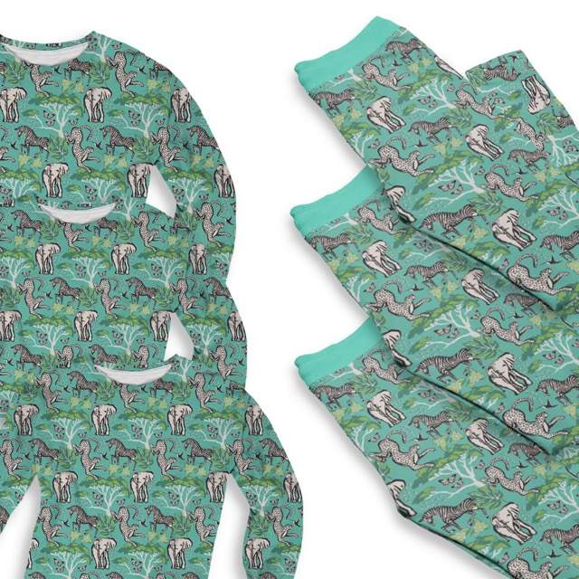 Pijama Infantil Aqua + Cuento de Dormir 3 pzas - Imagen 2