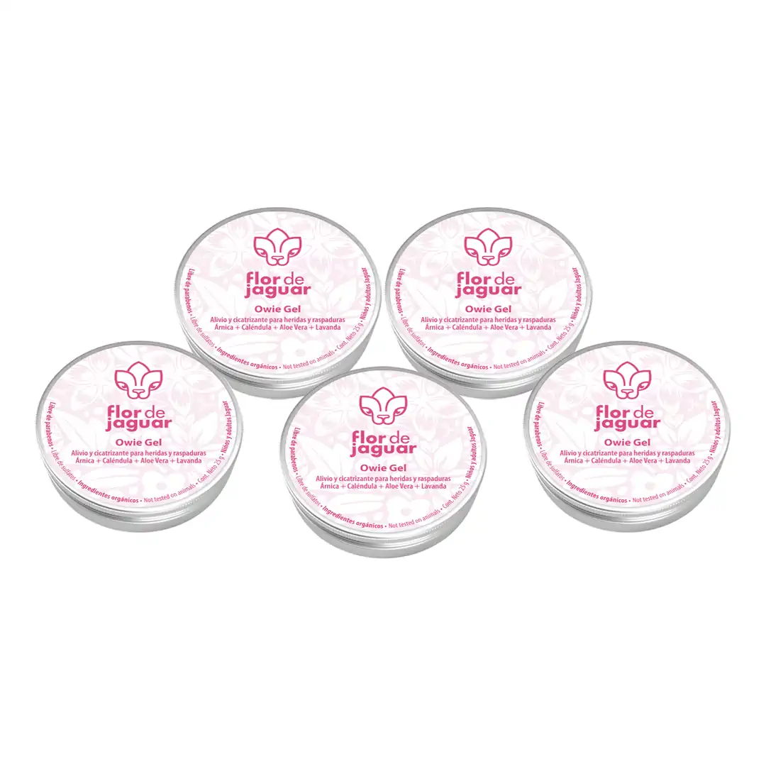 Owie Gel Mini c/lata, 30 gr (5 piezas)