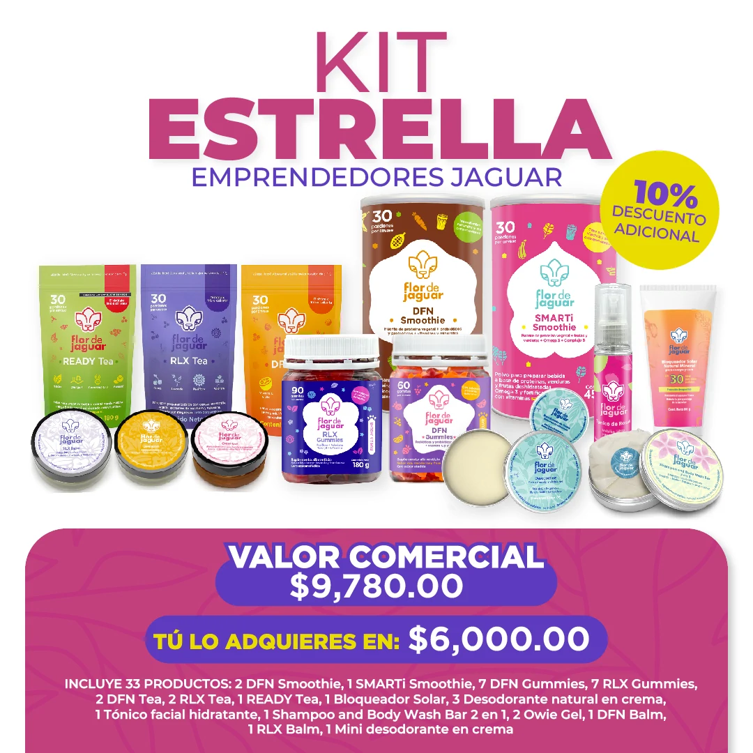 Kit estrella emprendedores jaguar